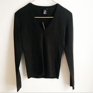 NWT Theory V- Neck Sweater in Bittersweet